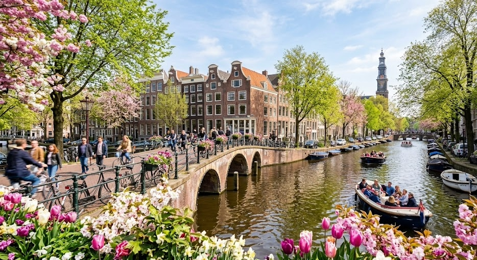 Lente in amsterdam